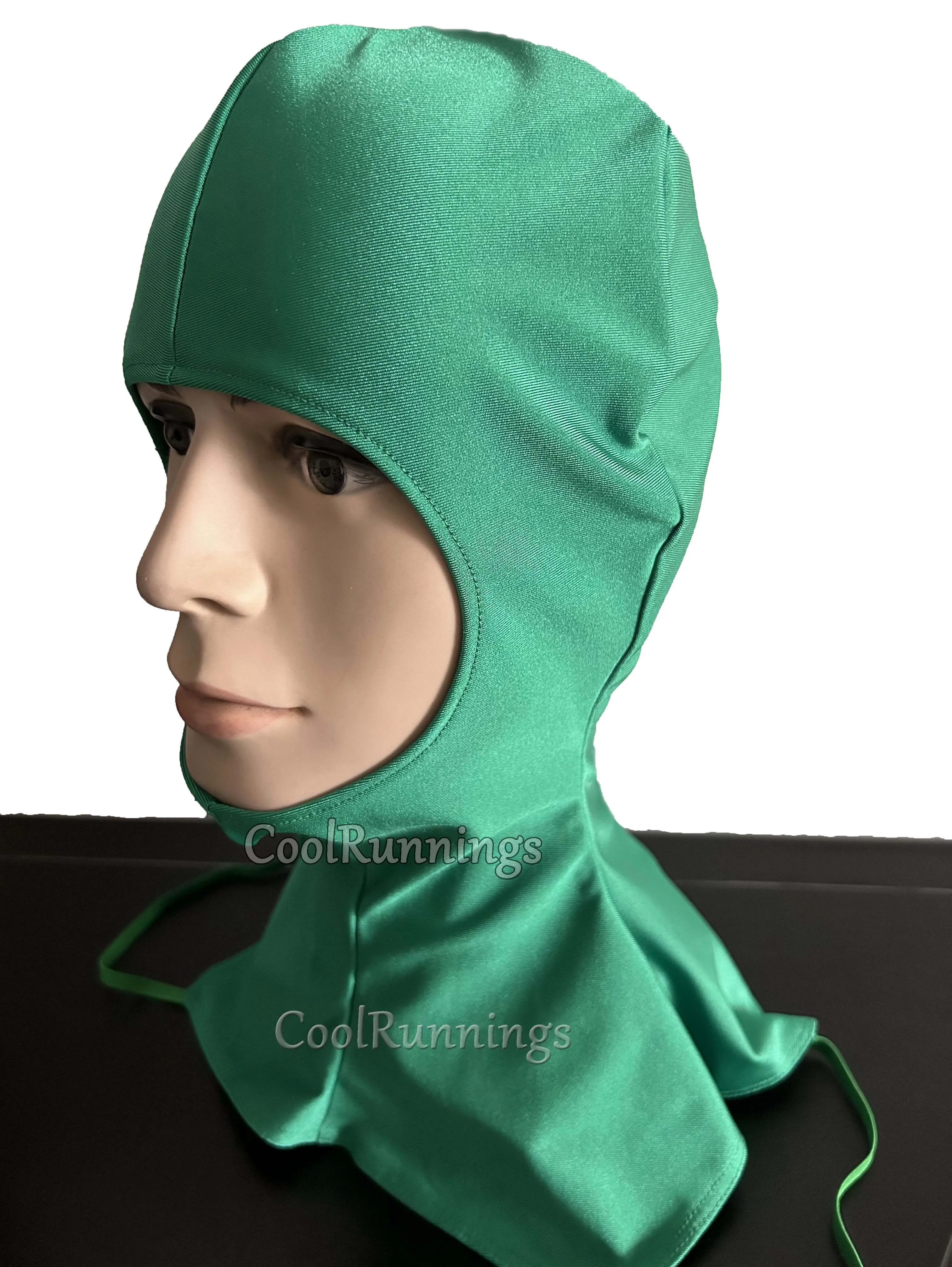 Halloween Fancy Dress Party Spandex Zentai Super Open Face Helmet Under Sentai Inner Hood Cosplay Props