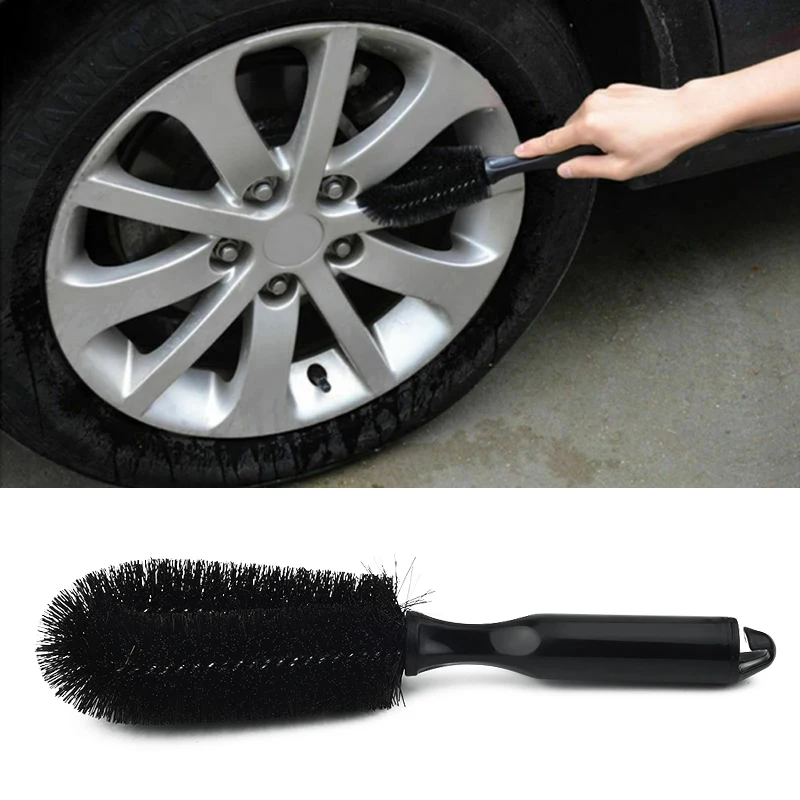 TireTyreWashingCleanAlloySoftBristleCleanerBrushCarWheel