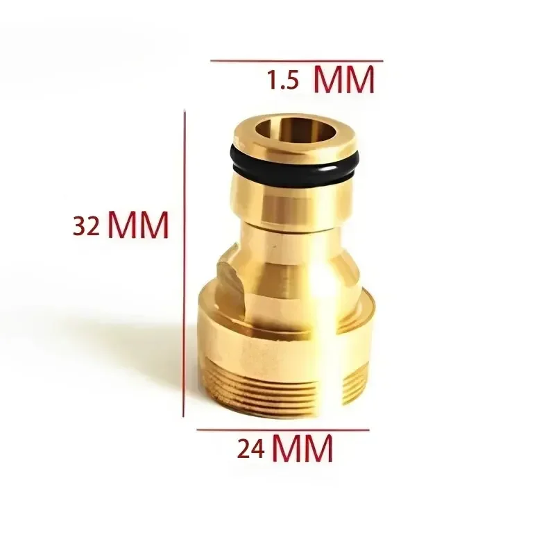 1/2/5PCS universal tap kitchen adapters brass faucet watering garden tools tap connector mixer hose adaptor basin fitting tap adapter