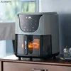 Large capacity 5L visual air fryer: Multifunctional, fully automatic, oil-free new all-in-one electric fryer. 1