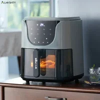 Large capacity 5L visual air fryer: Multifunctional, fully automatic, oil-free new all-in-one electric fryer. 1