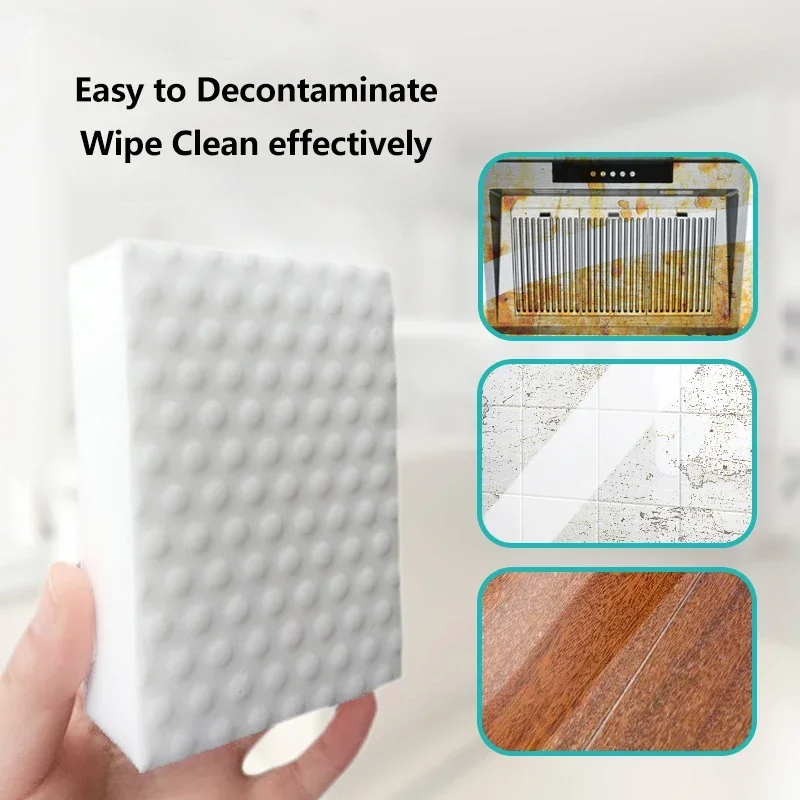 ZhangJi 20 40 Pcs Melamine Sponge Compressed Magic Shoes Kitchen Bathroom Multi-function Cleaning Tools Quality Supplier 2