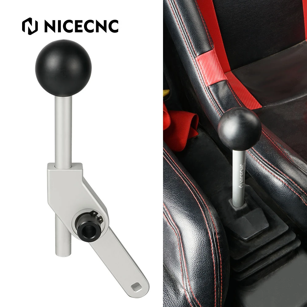 

NiceCNC UTV for Polaris RS1 S TRAIL RZR XP 4 1000 TURBO 4 S 800 900 570 60 INCH S4 Shift Lever Knob Kit Round Shape Aluminum