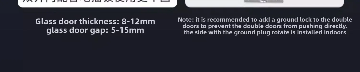 glass door fingerprint lock without opening holes Framed sliding door Intelligen