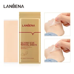 LANBENA Skin Care Stickers Silicone Scar Removal Sheets Reusable Scar Surgery Burn Scar Waterproof Therapy Sheets Acne Trauma