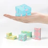 New Fidget Toys Decompression Finger Cube Infinity Cube  Stress Relief Toy for Children and Adults Unzip The Cube Handle 1