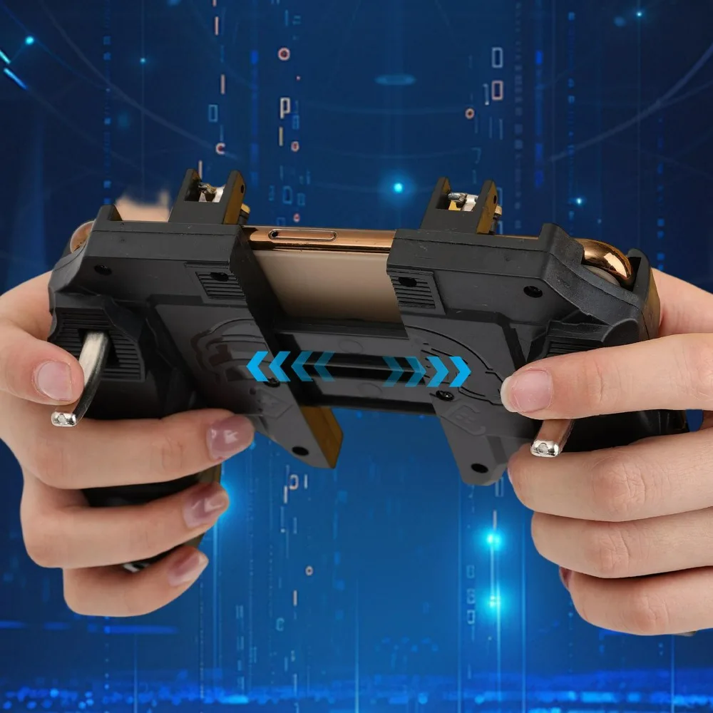 Enhanced Mobile Gaming Controller with Finger Sleeves
