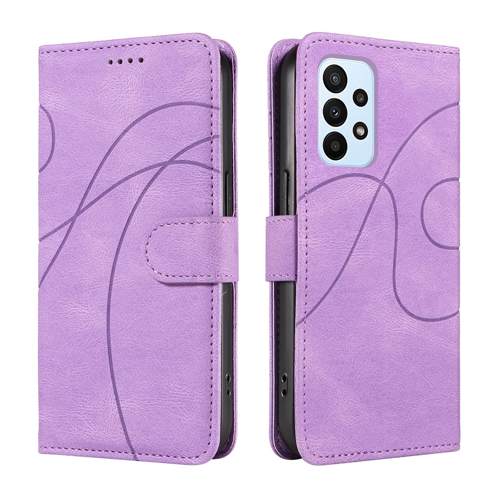 Premium Magnetic Leather Wallet Phone Case - 5G Compatible Cover
