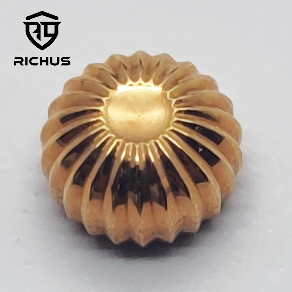 RICHUS Elegant Stainless Steel Crown in Silver, Black, and Rose Gold