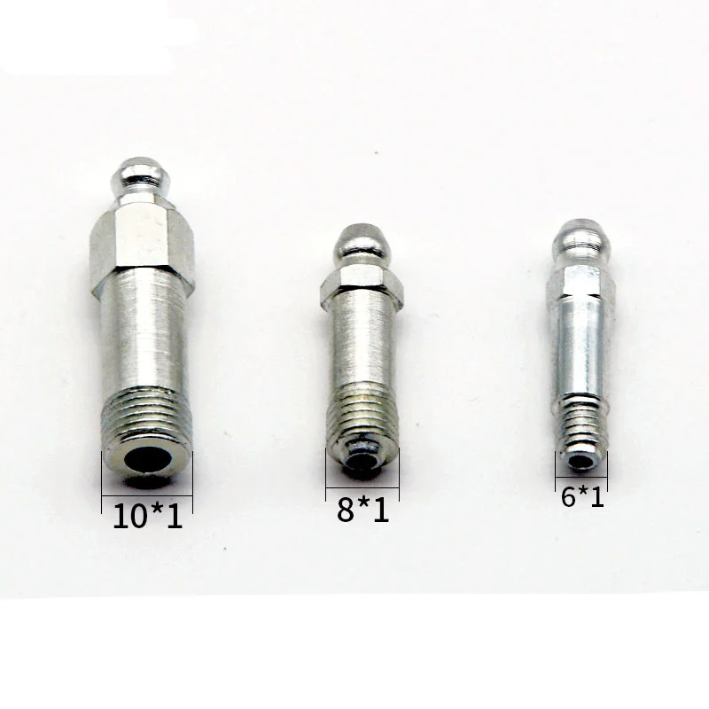 

10PCS Lengthened Grease Nipple Special Zerk M6m8 Head Connector Type