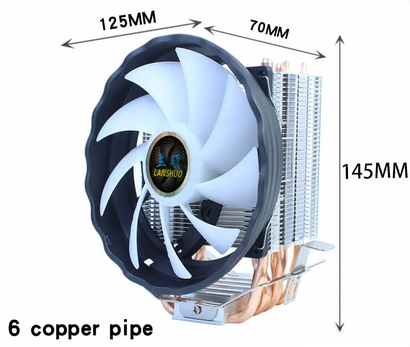 silencioso ventilador geral lga 775 1150 1155