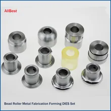 

Bead Roller Metal Fabrication Forming DIES Set with 9 steel dies&1 polyurethane lower wheel