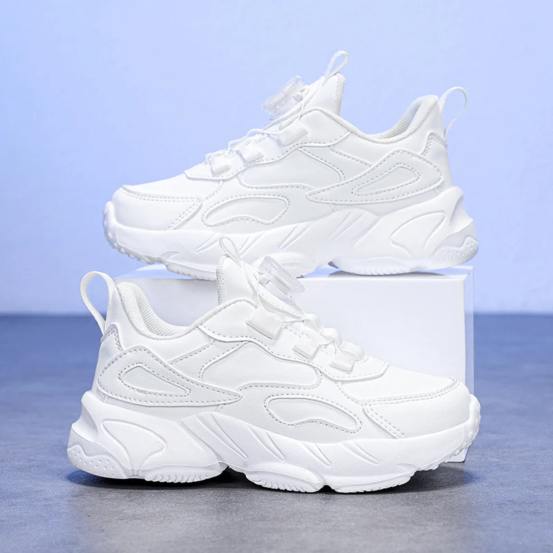 White Sneakers Children Shoes New Spring Summer Platform Breathable Mesh Casual Sneaker Sports Tennis Kids Shoes For Boys Girls 5