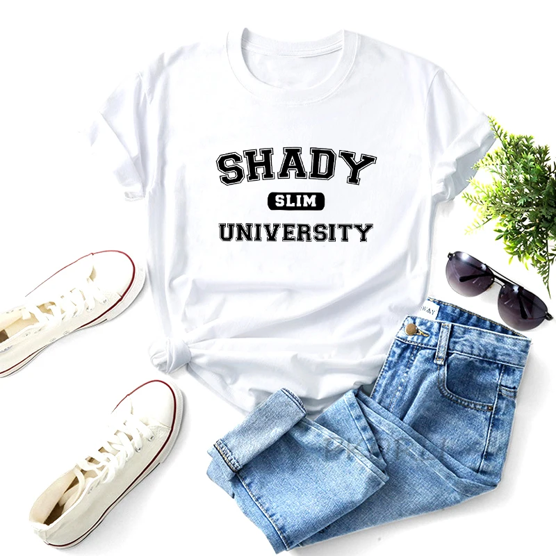 Shady University Women T Shirt Graphc 