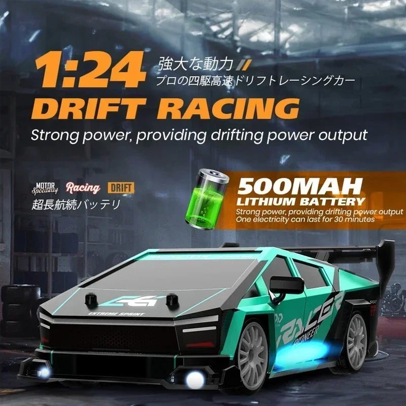 AE86 Racing 1:24 8602 Drift RC Car With Gyro Radio Full Proportional Remote Control Toys RTR Kit For Kids and Adults 5