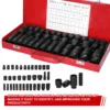 35PCS 1/2inch Drive Metric Impact Socket Set Metric Drive Deep Socket Wrench For Air Pneumatic Repair Tools 12.5mm Dropshipping 6