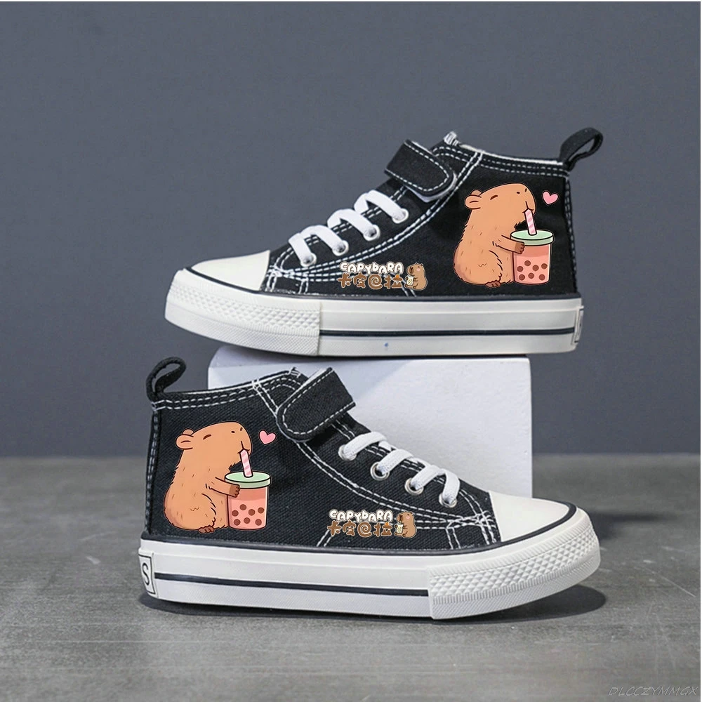 靴 kapibara Girls Capybara Shoes Kids Cute canvas Shoes Student Outdoor