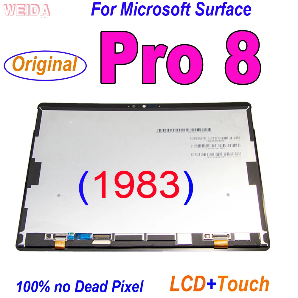 Original LCD For Microsoft Surface Pro 8 1983 LCD Display Touch Screen