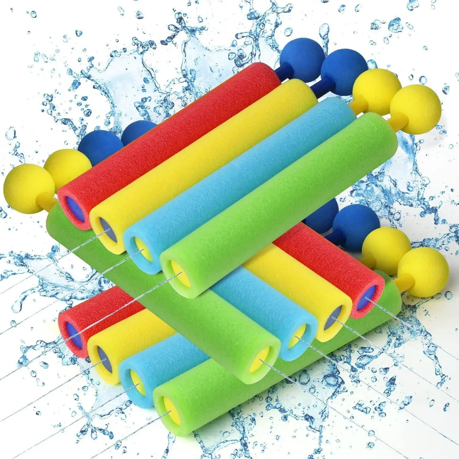 Children's small foam Water Guns outdoor beach swimming pool water gun toy interactive fight color random