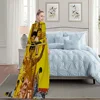 Kung fu B-Bruce L-Lee Blanket Plush Nap Sofa rug for Living Room Warm Office Bedroom Birthday Home Travel Kid Gifts 6