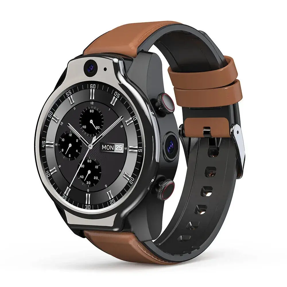 

LEM14 Android 10 Smartwatch Waterproof Face ID 2MP+5MPwith GPS wifi Dual s