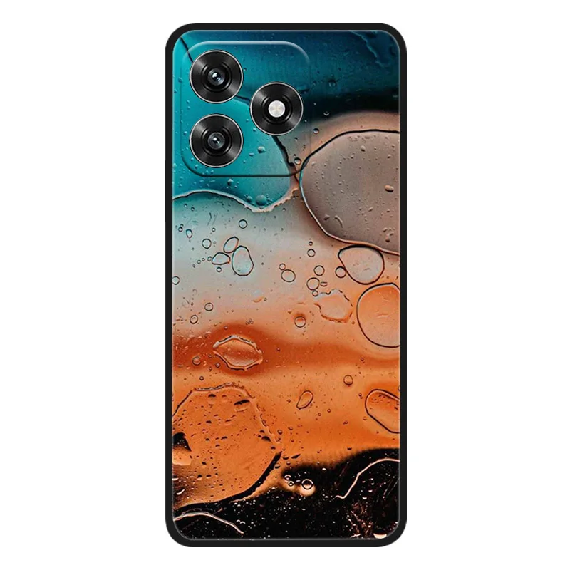 Premium Silicone Soft TPU Back Cover with Camera Protection Bumper