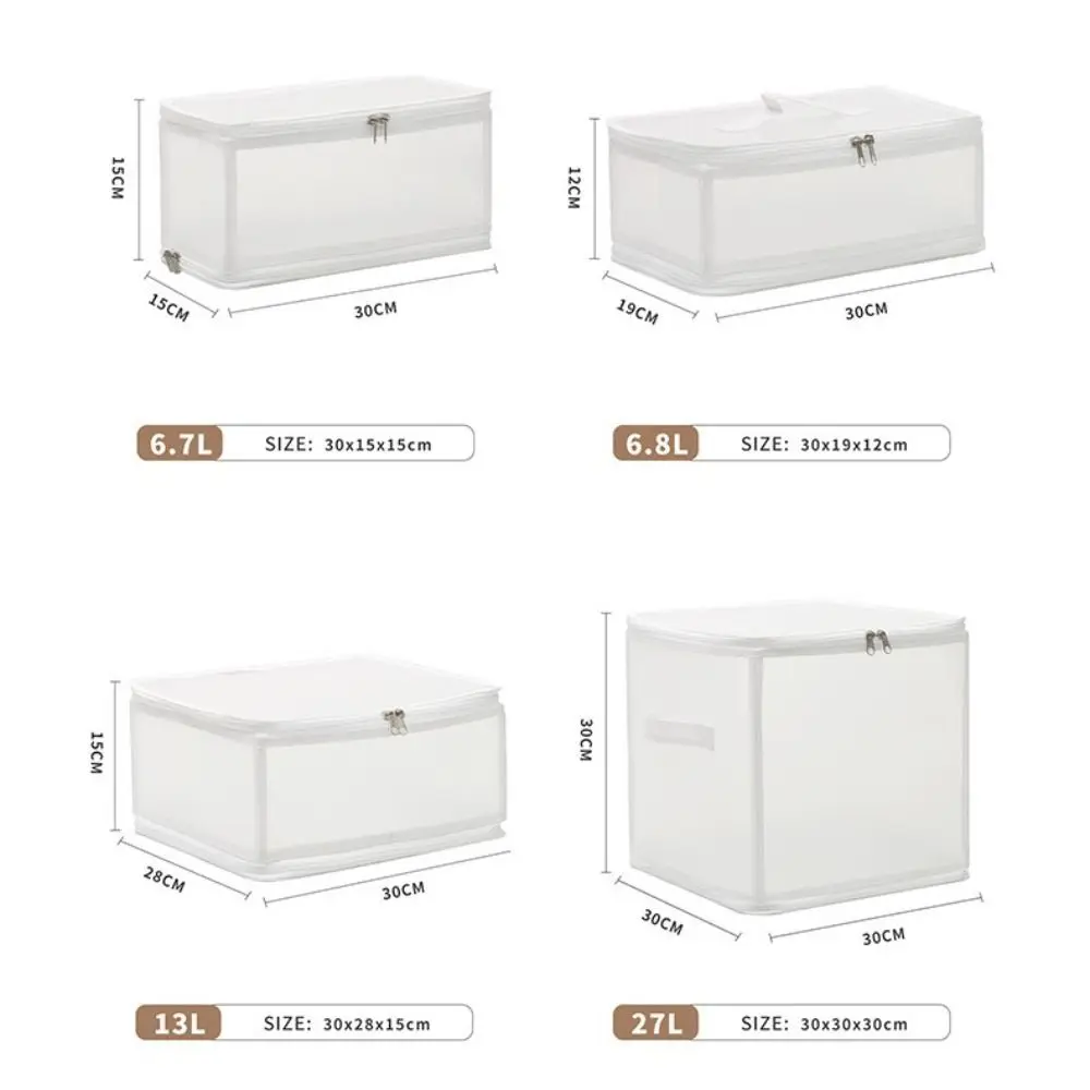 Folding Large Capacity Clothes Storage Bag Quilt Blanket Wardrobe Organizer Waterproof Dust Pouch Household Bedroom Accessories 6