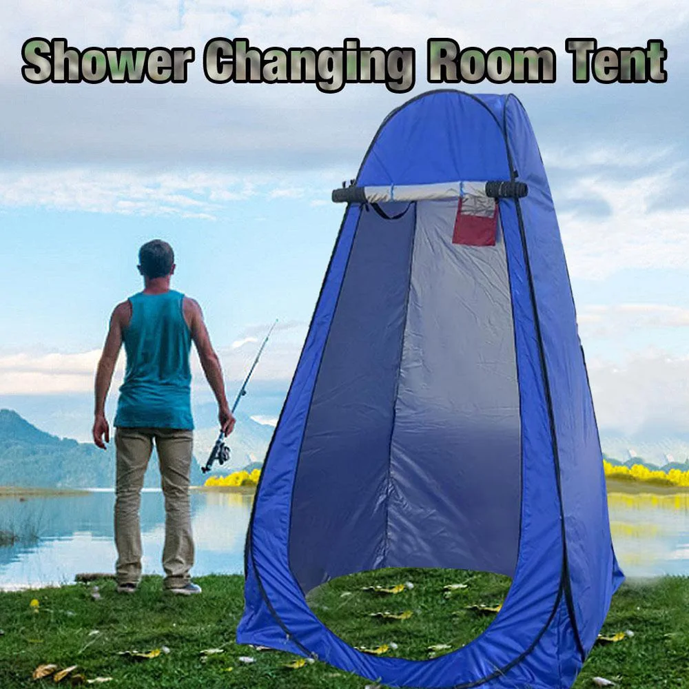 Portable Outdoor Camping Tent Shower Tent Simple Bath Cover Changing Fitting Room Mobile Toilet Fishing Isolation Tent