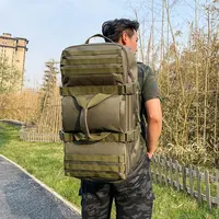 Mountaineering Bag, Large Capacity Handheld Luggage Bag, Multi Purpose Backpack, Handheld Travel Bag, Dual Purpose Fitness Bag 2