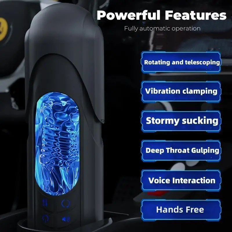 Masturbator Male Intelligent Automatic Powerful Sucking Rotating Vibrator Intelligent_voghion.com