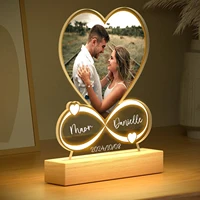 Anniversary Women Men Couples Gifts Custom Photo Love Frame Personalized Acrylic Plaque Valentine's Day Giftware for Him Her 4