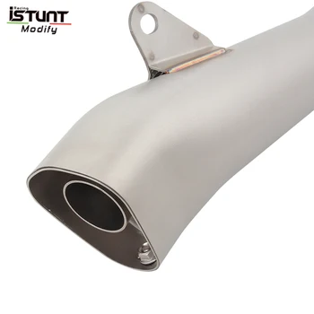 Motorcycle Exhaust Slip On For Yamaha R6 YZF-R6 YZF R6  System Espace Moto Modified Muffler Middle Link Pipe Removable DB Killer