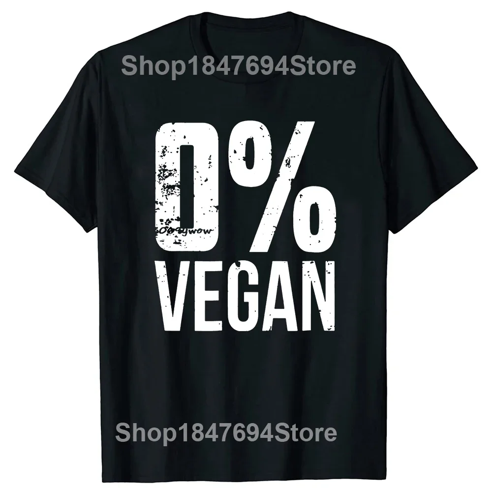 Vintage Vegetarian Graphic Cotton T-Shirt - Funny Plant-Powered Design, Men's Summer Clothing & Birthday Gift
