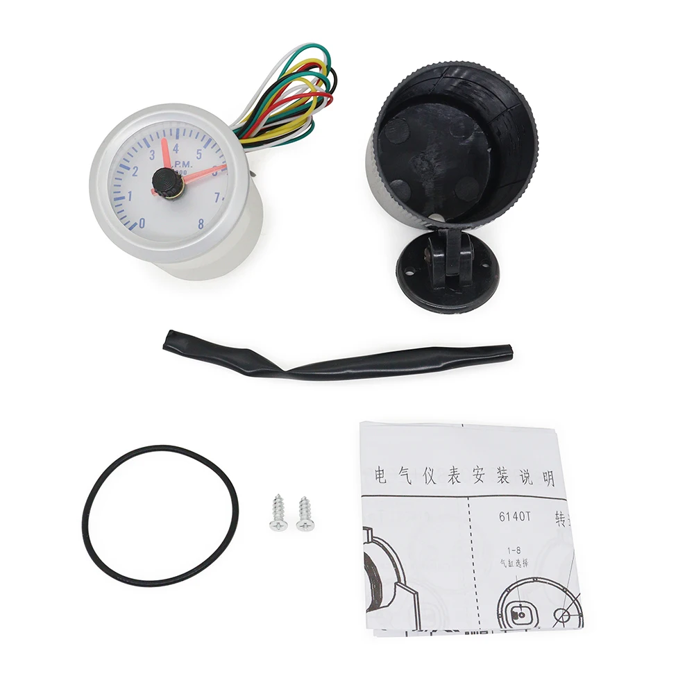 Tachometer wiring and mounting