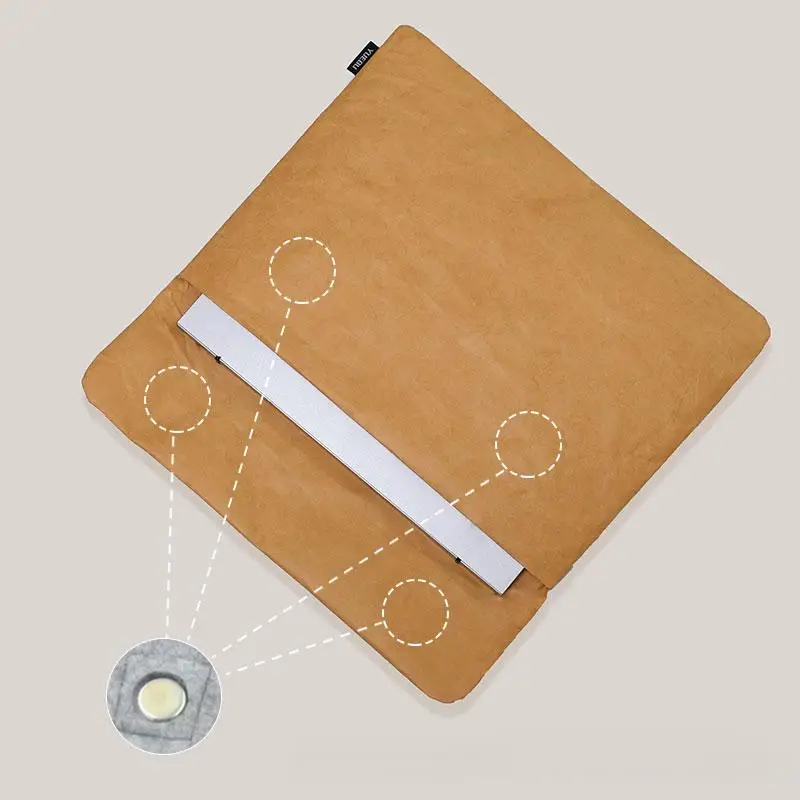 Custodia Tablet In Fibra Di Carta Vintage – Impermeabile E Antishock Per IPad, Galaxy Tab, Surface (8-13 Pollici)