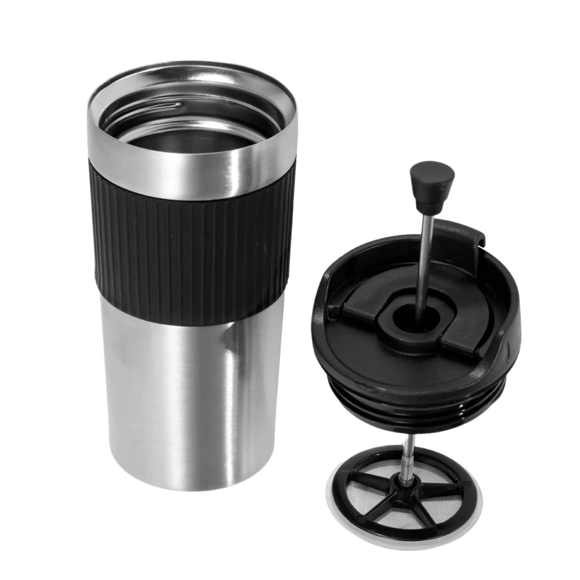 Bodum 15 oz. Travel French Press Coffee Maker & Mug, Black