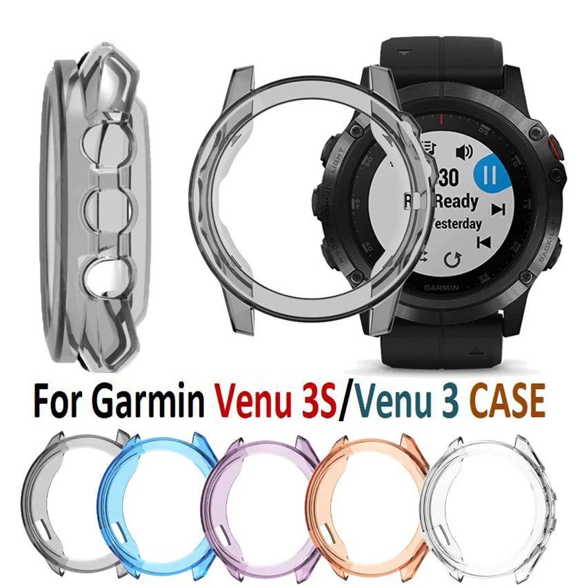 Étui de protection d'écran ultra fin pour Garmin Venu Gaf, housse de  protection complète en TPU pour bandes de montre intelligente Garmin Venu,  lot de 3 - AliExpress