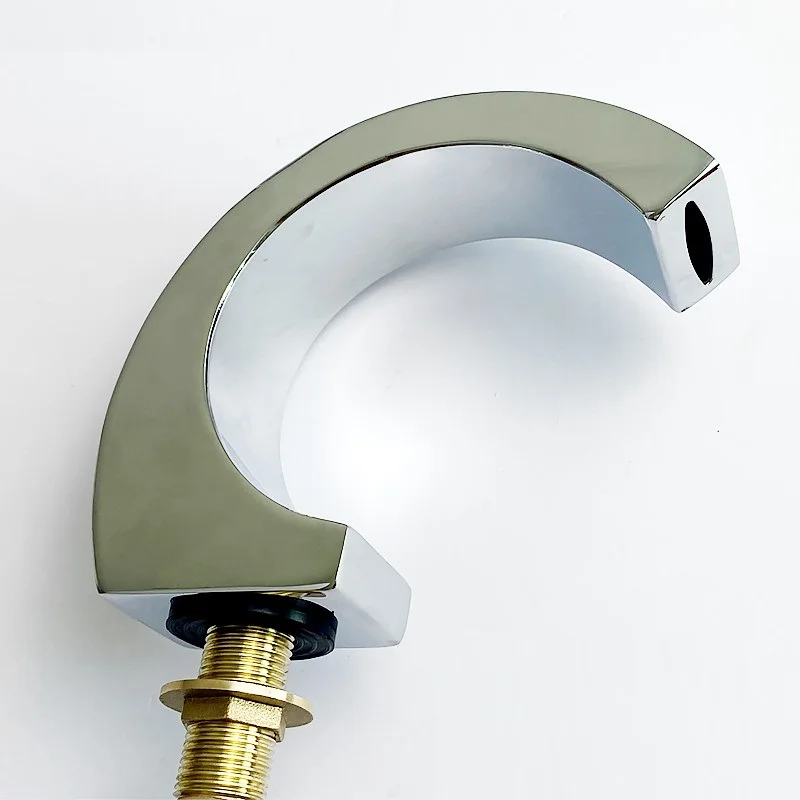 MTTUZK Hot and Cold Water Brass Massage Chrome Bathtub Faucet Bathroom Shower Cabin Faucet Shower Room 5 Hole Mixing Valve Taps 3
