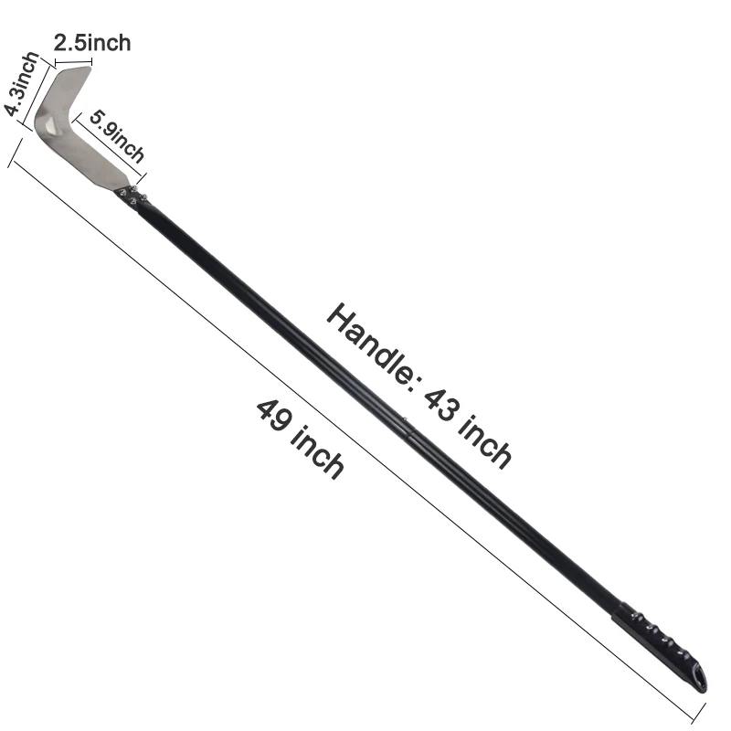 Professional Pizza Oven and Grill Cleaning Brush with 21-inch Aluminum Handle