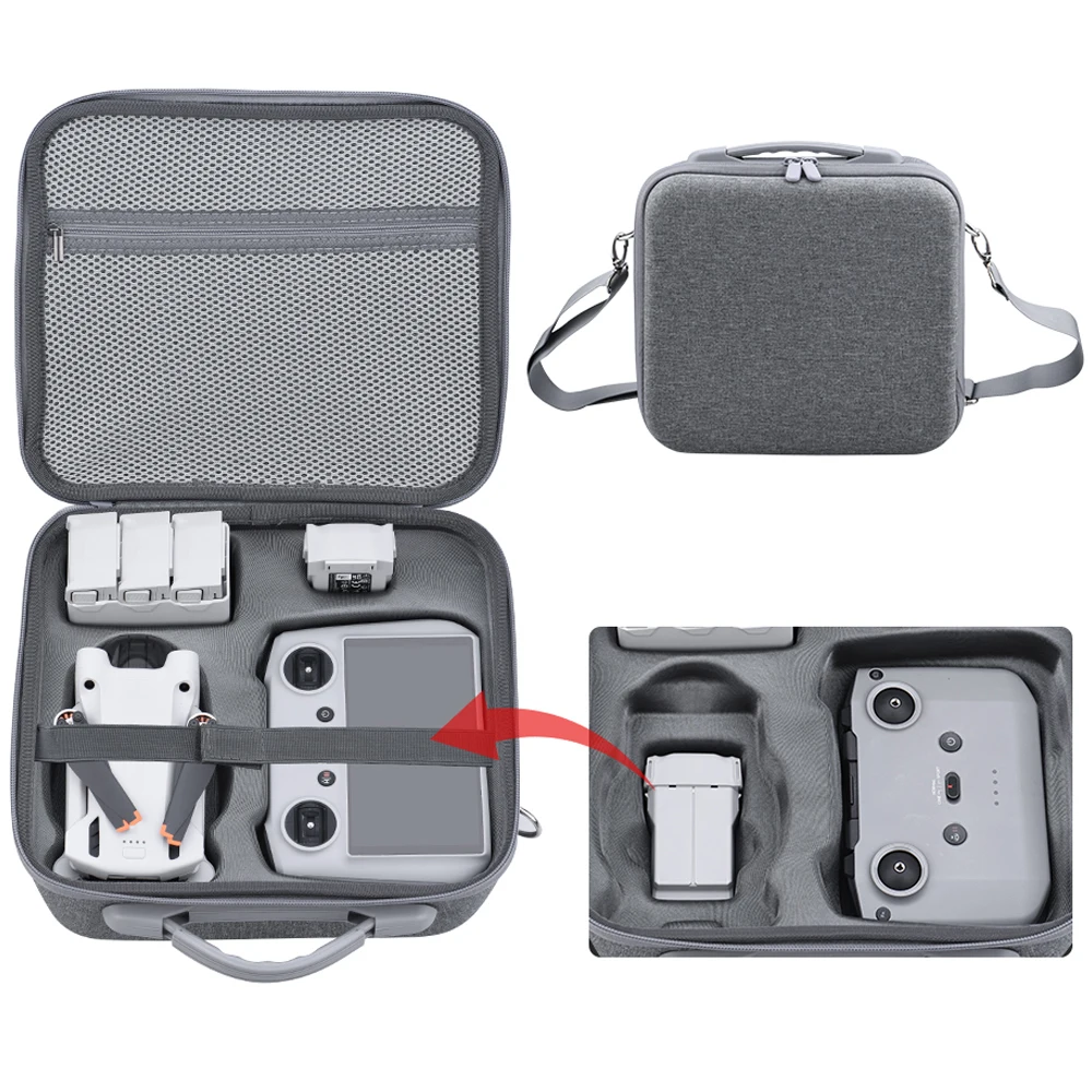 

Сумка для хранения корпуса дрона для DJI MINI 3/3 PRO батарейный отсек с дистанционным управлением сумка для переноски Чехол сумка для предотвращения столкновений аксессуары