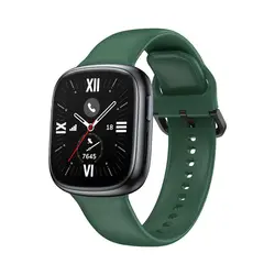 Enhanced Metal Milanese Watchband Bracelet Replacement Strap (Dark Green)
