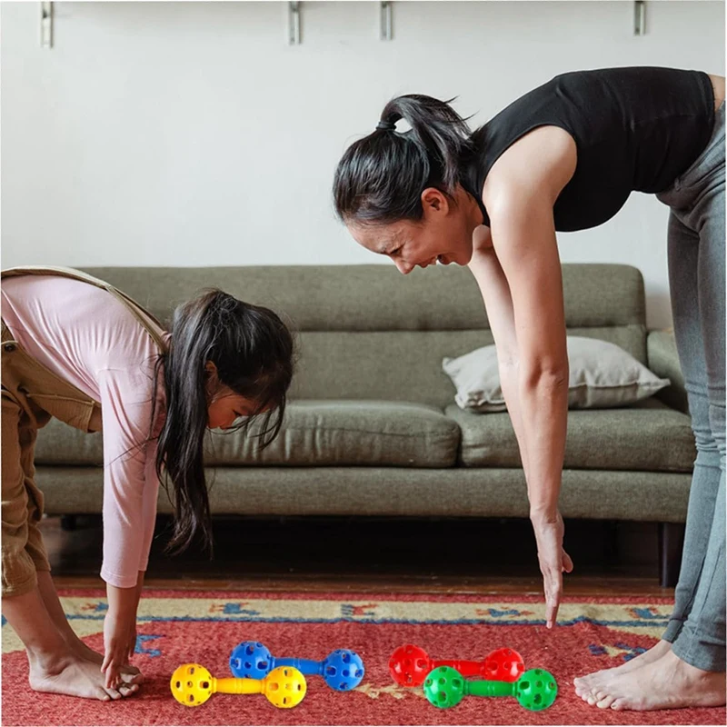 B49B-8 Pcs Sound Hollow Dumbbell Barbell Fitness Exercise Equipment Toddler Sports Toys Educational Learning