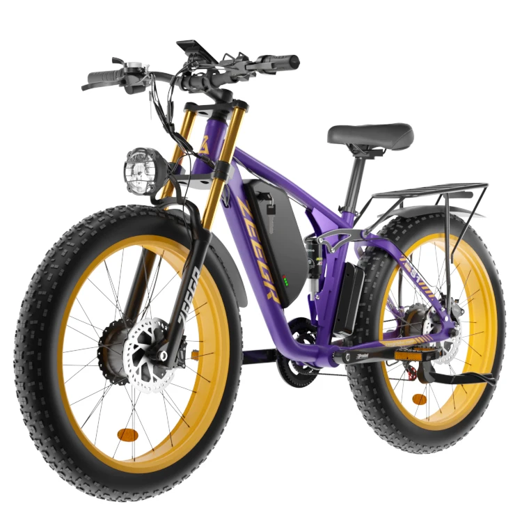 

Zeegr F1 Dual Supplier 48v 2000w Dual Motor 26 Inch 22.4ah Ebike electric bike fat tires 7 Speed Electric Bicycle