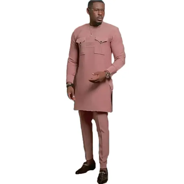 Adeyemi Long Sleeve Dashiki Outfit - Image 3