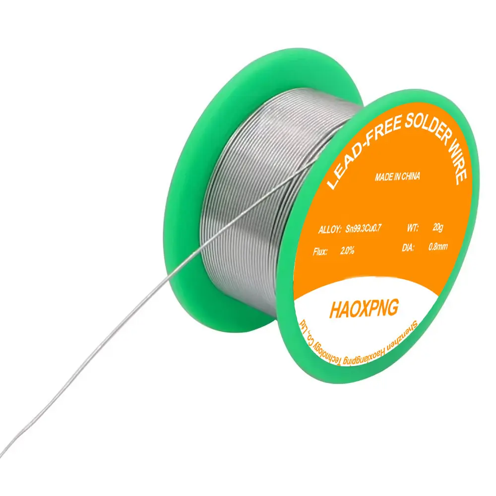 Lead-free High Purity Solder Wire Tin Low Melting Point 217 Degrees for Electronic Repair Sn99.3cu0.7