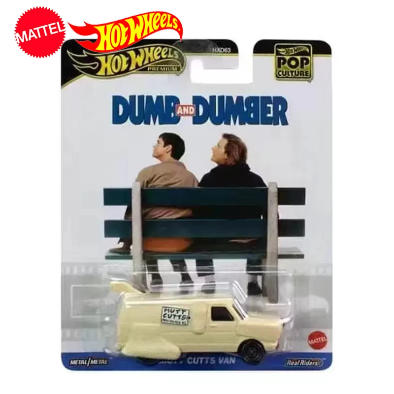 

Original Hot Wheels Premium Car Pop Culture Mutt Cutts Van Toy for Boy 1/64 Diecast Metal Voiture Model Brinquedos Birthday Gift