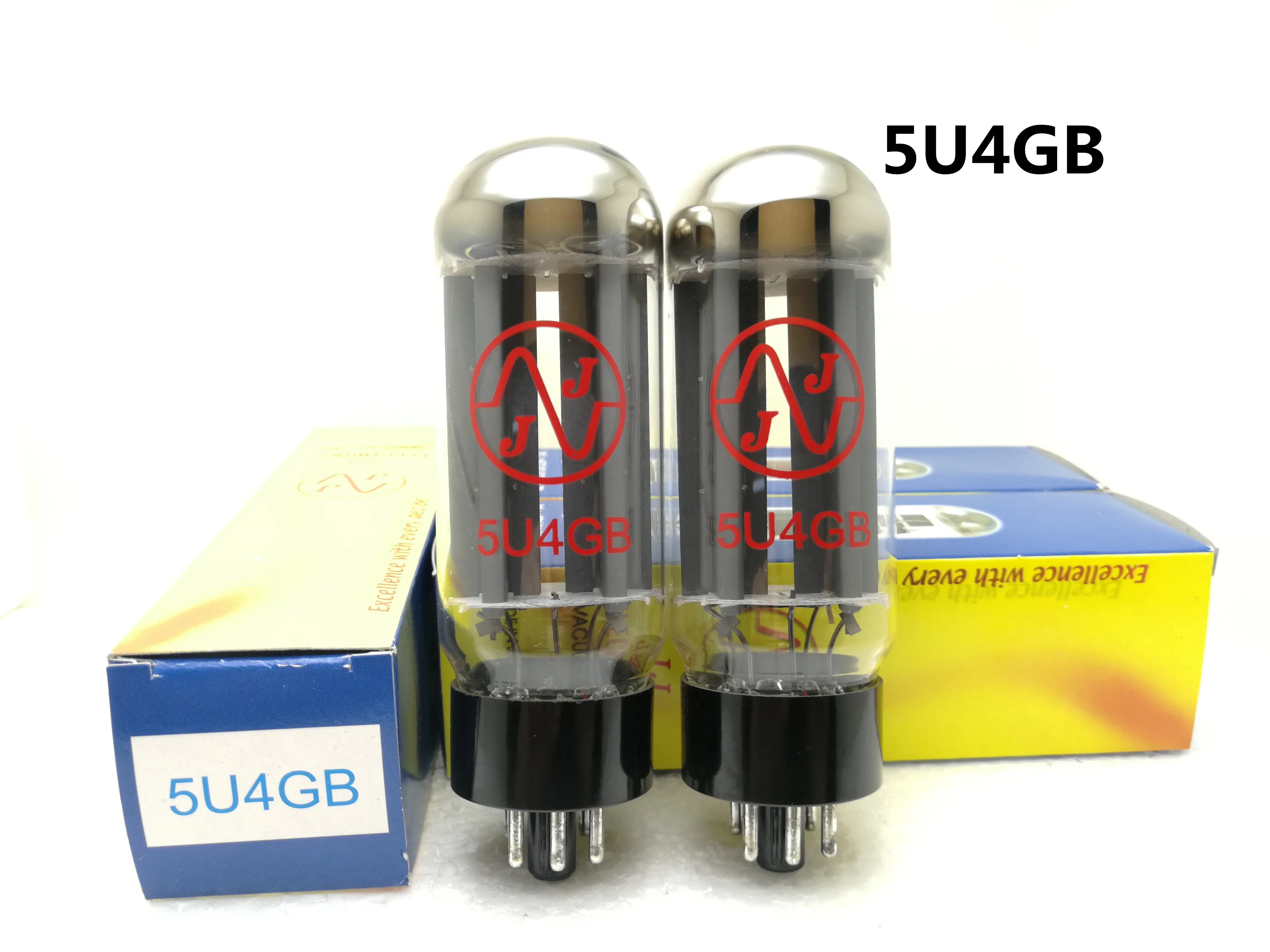 

Czech JJ 5U4G/GZ34/5AR4/5Z4P/274B/5R4G rectifier tube original authentic test pairing.