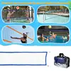 Water Volleyball Net Portable 15 X 3FT Tennis Net Replacement Swimming Pool Supplies Heavy Duty Sports Accessories For Backyard 3