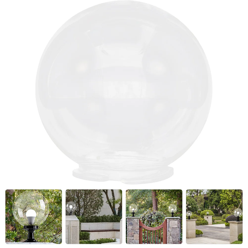 Street Light Lampshade Bulb for outside Patio Plastic Shades Table Globe Fixture