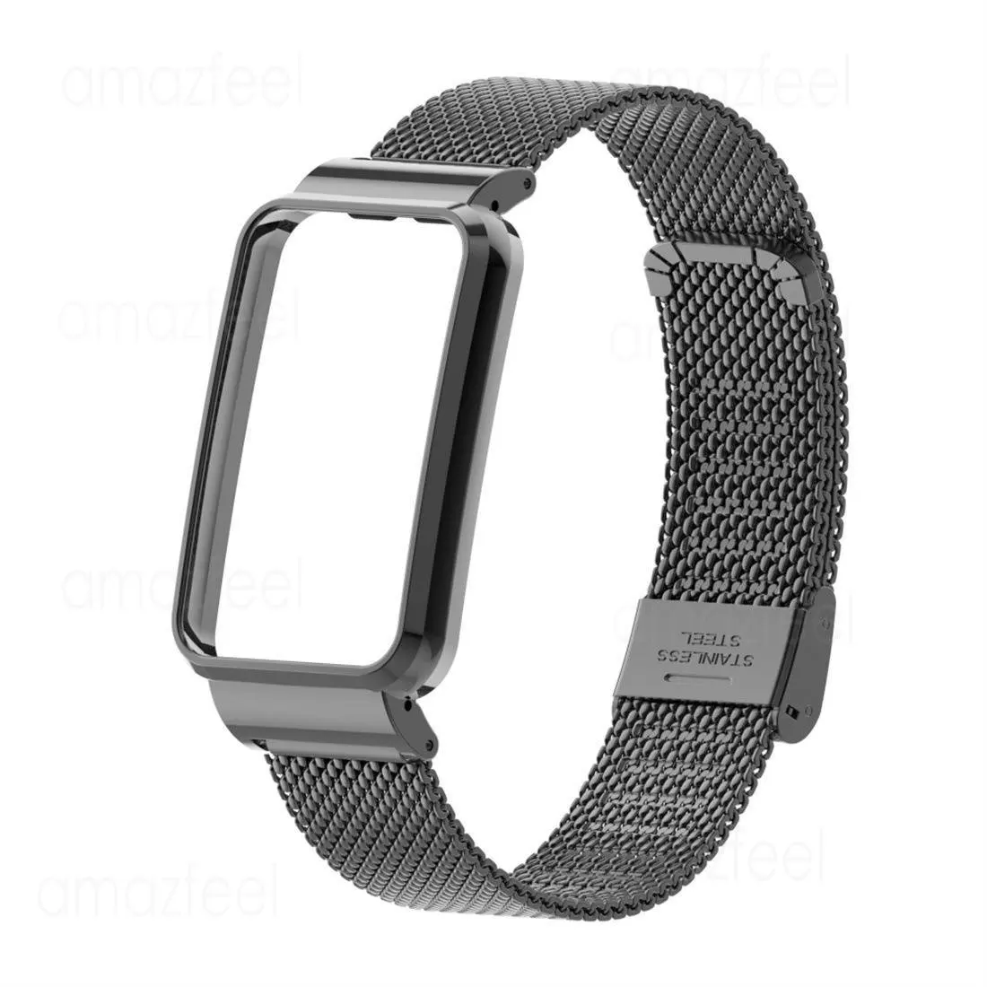 Redmi Band Pro 스마트 시계 액세서리 용 금속 스트랩 redmi band pro 보호 커버 용 스테인레스 스틸 팔찌 케이스 보호대